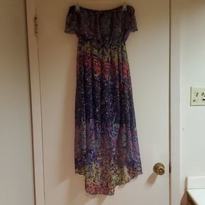 Madmodele strapless maxi dress. High-level.